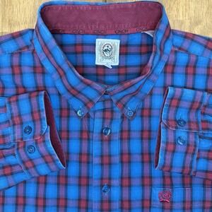 Cinch shirt mens XXL plaid long sleeve business casual western rodeo cowboy work